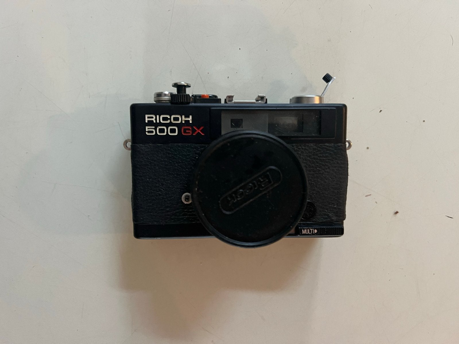 Ricoh 500 GX Vintage 35mm Analoge Camera, Ophalen of Verzenden, Gebruikt, Compact, Overige Merken