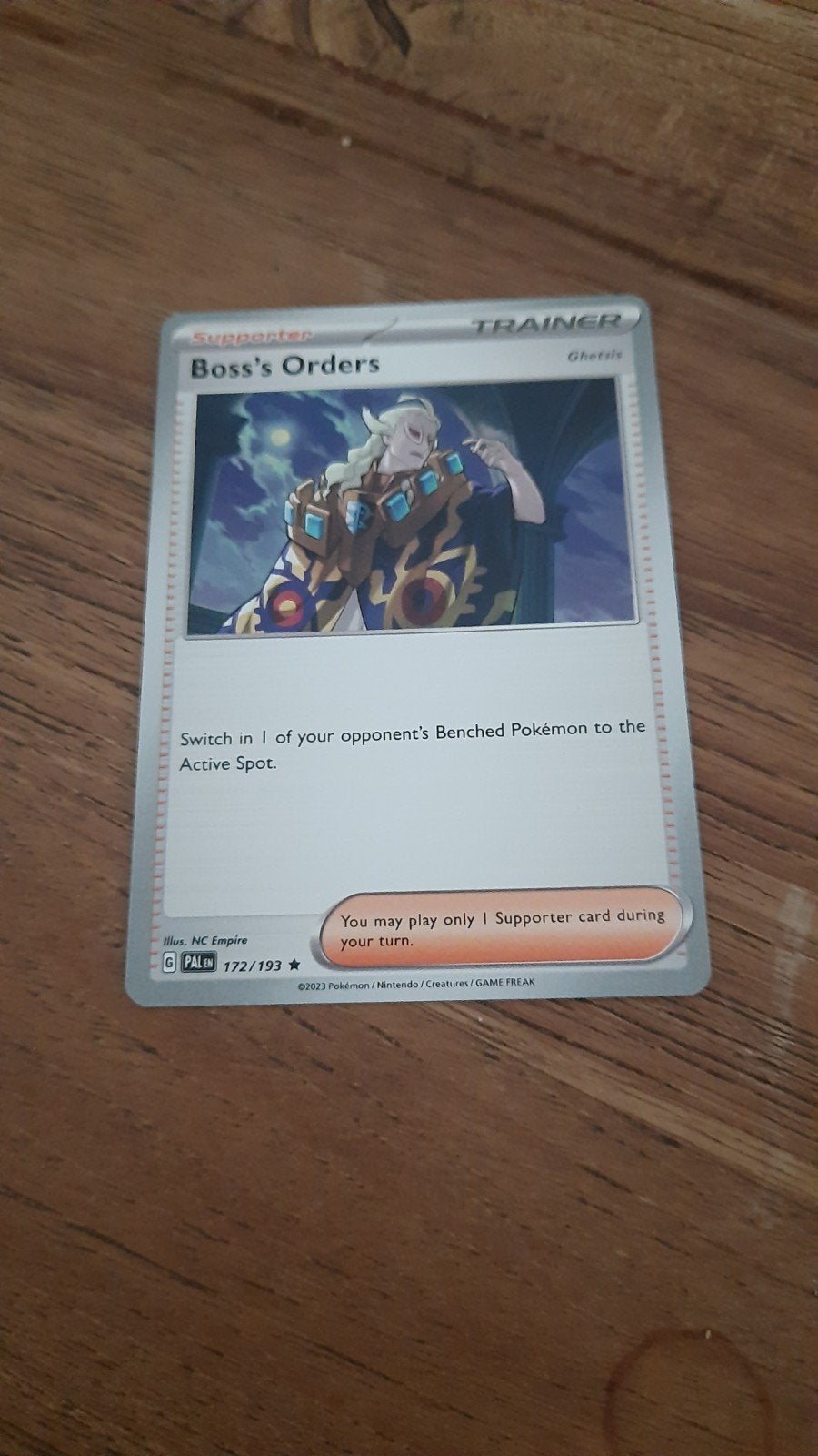 Pokémon TCG: Boss's Orders (Ghetsis) 172/193 Trainer, Ophalen of Verzenden, Nieuw, Losse kaart