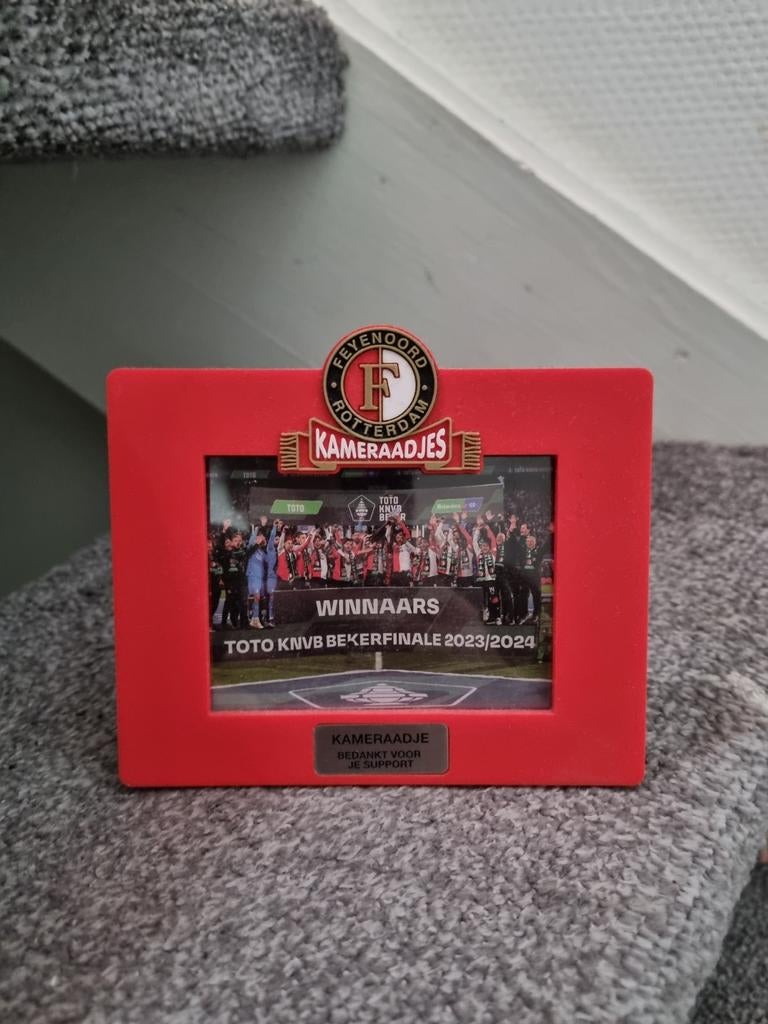 Feyenoord KNVB Bekerfinale 2023/2024 fotolijstje, Ophalen of Verzenden, Nieuw, Minder dan 50 cm, Minder dan 50 cm