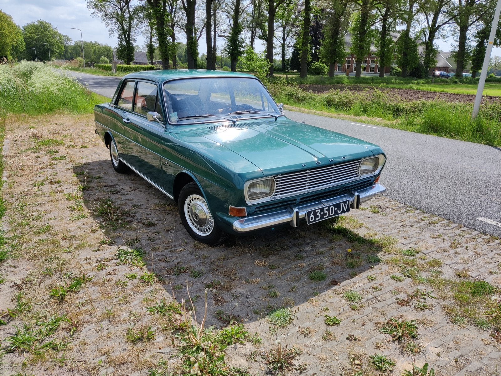 Ford Taunus 1.5 15M P6 1969 Groen, foto 3