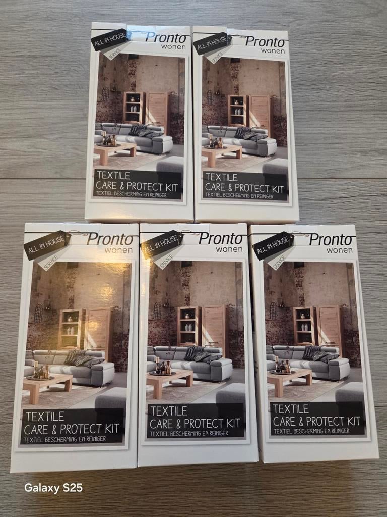 Nieuwe Textile care & protect kit(5x), Ophalen of Verzenden, Overige typen