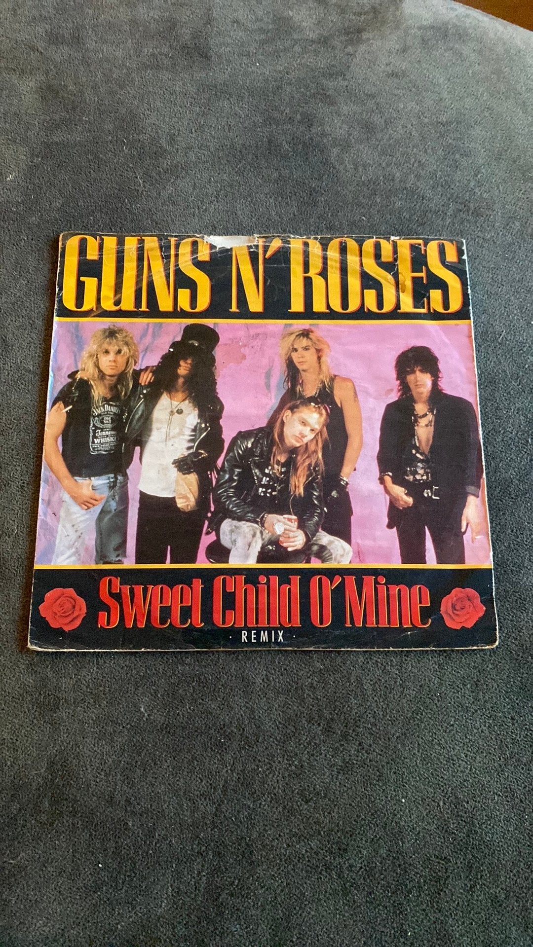 Vinyl single Guns n’ Roses - Sweet child o’ mine, Cd's en Dvd's, Ophalen of Verzenden, Gebruikt, Rock en Metal