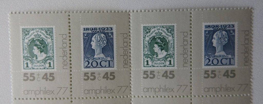 Postzegels Zilveren regerings jubileum Wilhelmina 1923, Postzegels en Munten, Postzegels | Nederland, Verzenden, Na 1940, Postfris