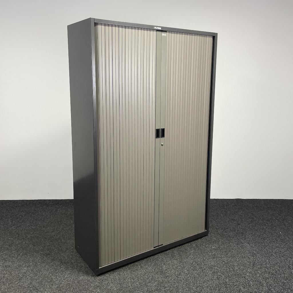 Gispen Archiefkast - Antraciet | 194 x 120,5 x 47cm 25583, Ophalen, Gebruikt, 100 tot 150 cm, 3 of 4 laden