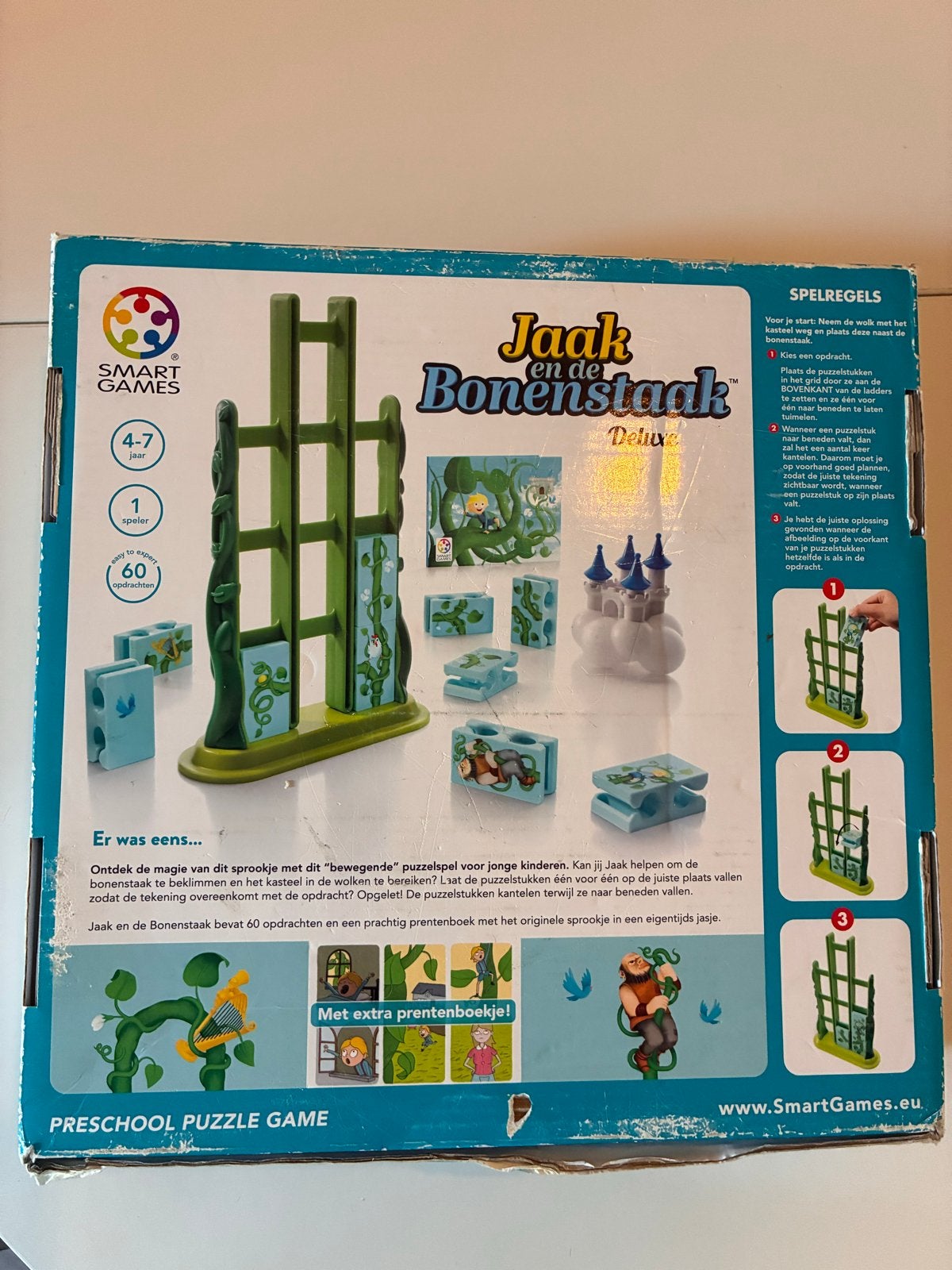 Smartgames Sjaak en de Bonenstaak - Zo goed als nieuw, Ophalen of Verzenden, Zo goed als nieuw
