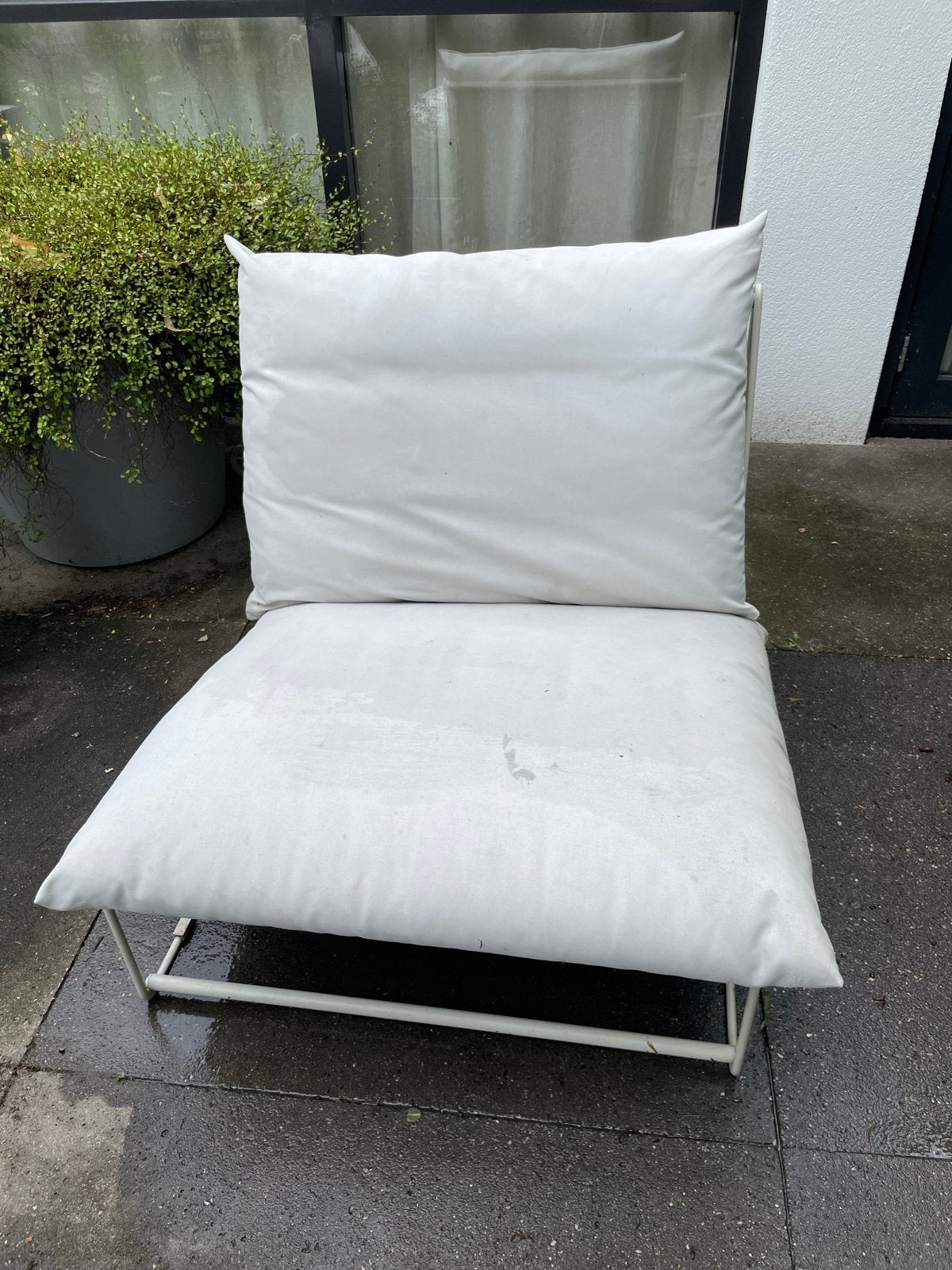 Comfortabele tuinset tuinmeubels met kussens, Ophalen, Gebruikt, Metaal