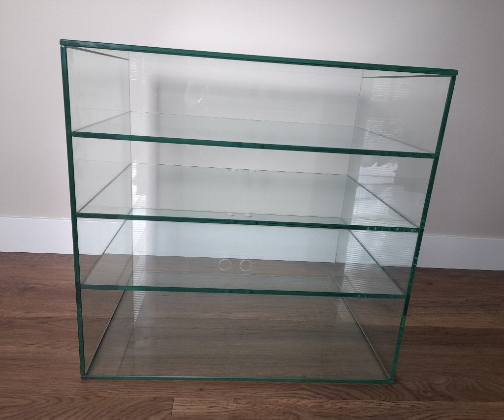 stereomeubel / audiomeubel van glas, Ophalen, 50 tot 100 cm, Minder dan 100 cm, Modern
