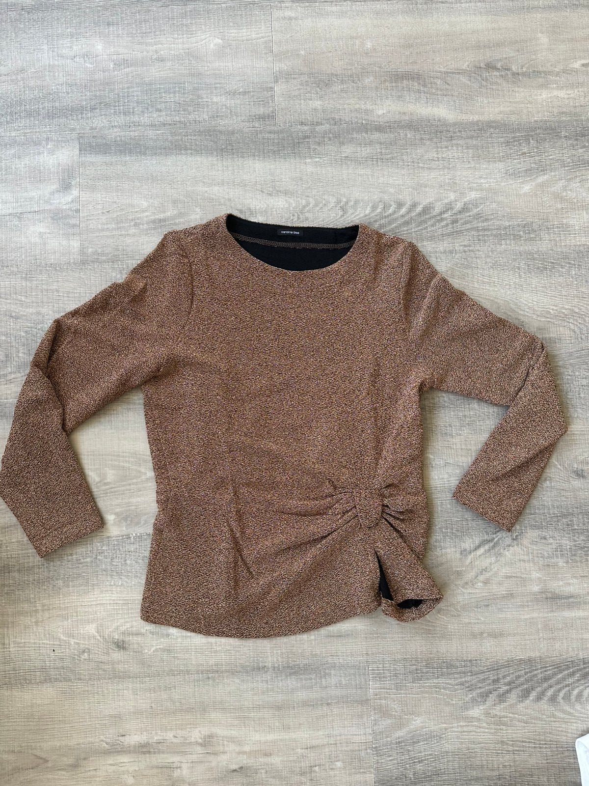 Caroline Biss shirt, Kleding | Dames, Bruin, Ophalen of Verzenden, Zo goed als nieuw, Korte mouw