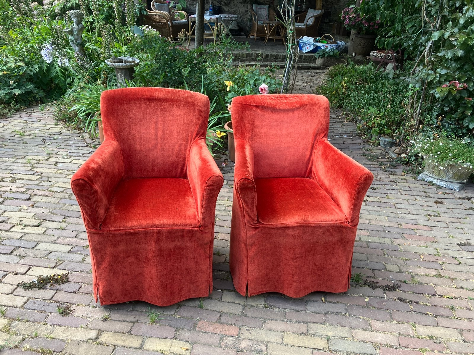 Jan de Bouvrie fauteuils, Gebruikt, Minder dan 75 cm, Ophalen of Verzenden, Stof