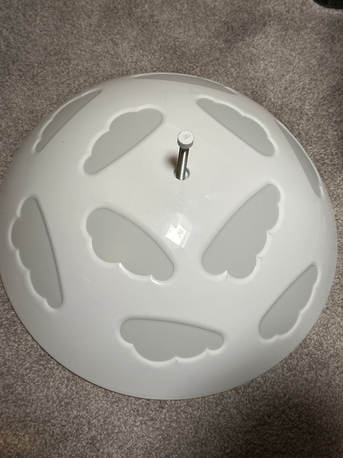 IKEA Skojig Plafonnière - Wolken design, Ophalen, Kunststof, Zo goed als nieuw, Wit