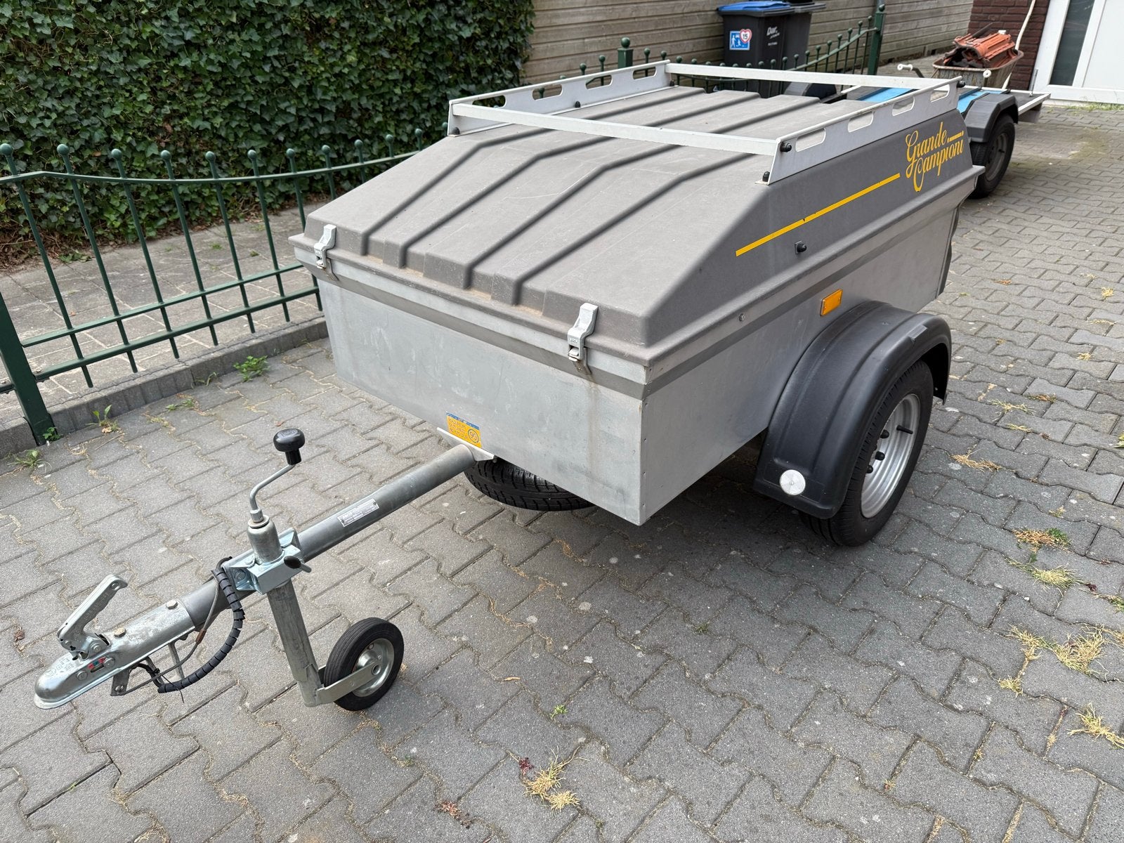 Compacte bagagewagen met deksel - Ideaal voor vakantie, Ophalen, Gebruikt