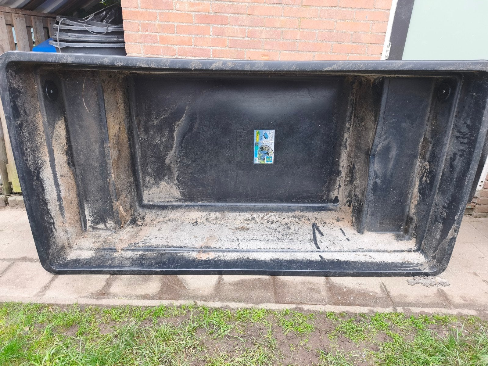 Voorgevormde polyethyleen vijver vijverbak Ubbink Quadra C2, Tuin en Terras, Ophalen, Gebruikt