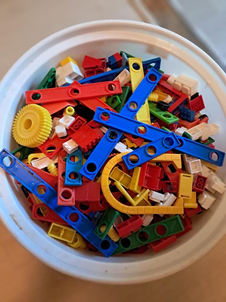 Grote emmer vol Duplo, Lego en Meccano bouwblokken, Ophalen of Verzenden, Gebruikt, Losse stenen, Duplo
