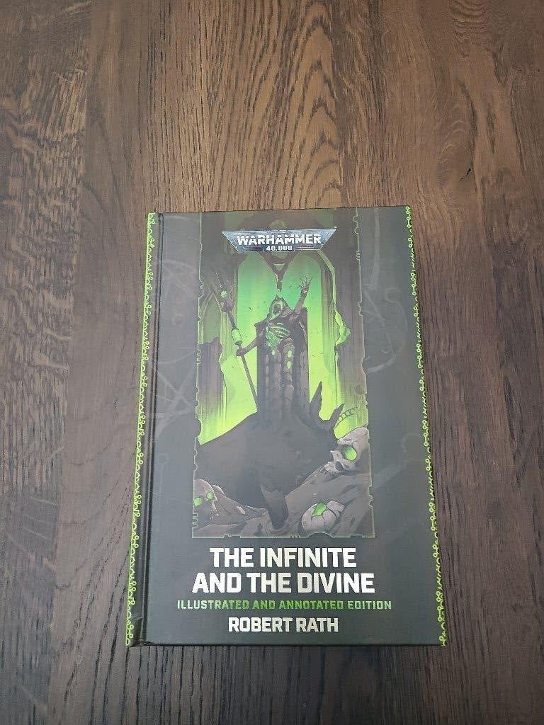 Warhammer the Infinite and the Divine - Illustrated edition, Ophalen of Verzenden, Zo goed als nieuw, Warhammer, Boek of Catalogus