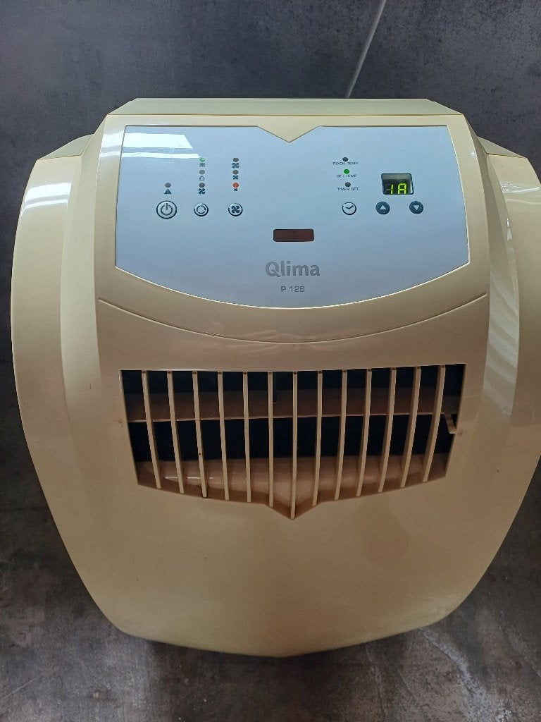 Mobiele airco Qlima P126, Ophalen, Gebruikt, Minder dan 60 m³, 3 snelheden of meer