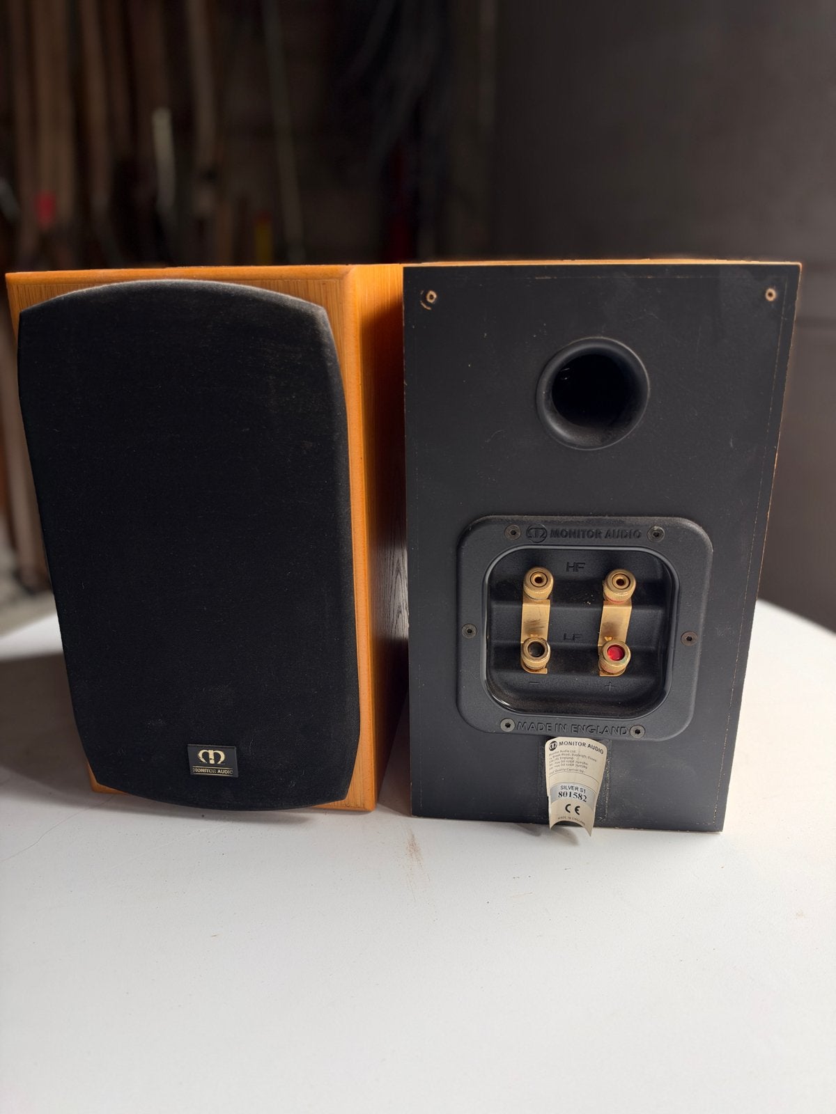 Monitor Audio Silver S1 Boekenplank Luidsprekers, Gebruikt, Ophalen of Verzenden, Monitor Audio, Basreflex