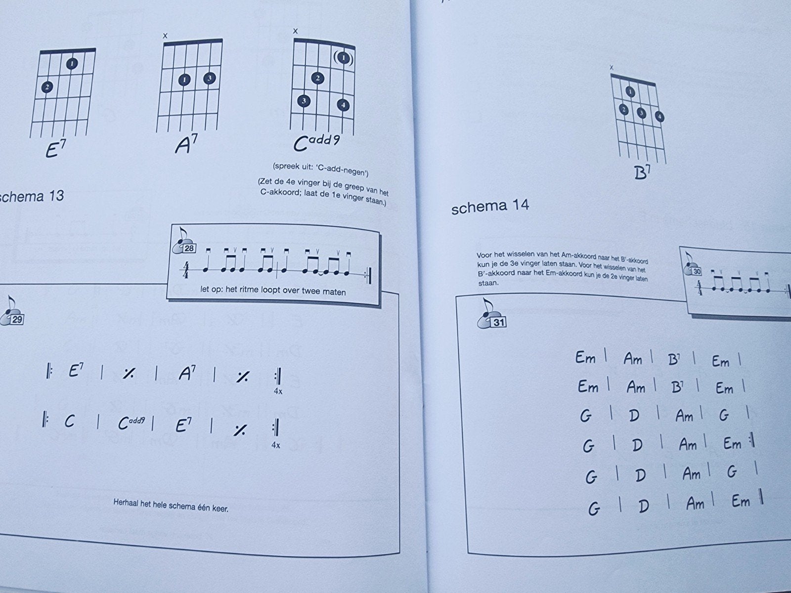 Slaggitaar 1Methode voor Akoestische  Elektrische Gitaar G46, Gitaar, Verzenden, Les of Cursus, Zo goed als nieuw