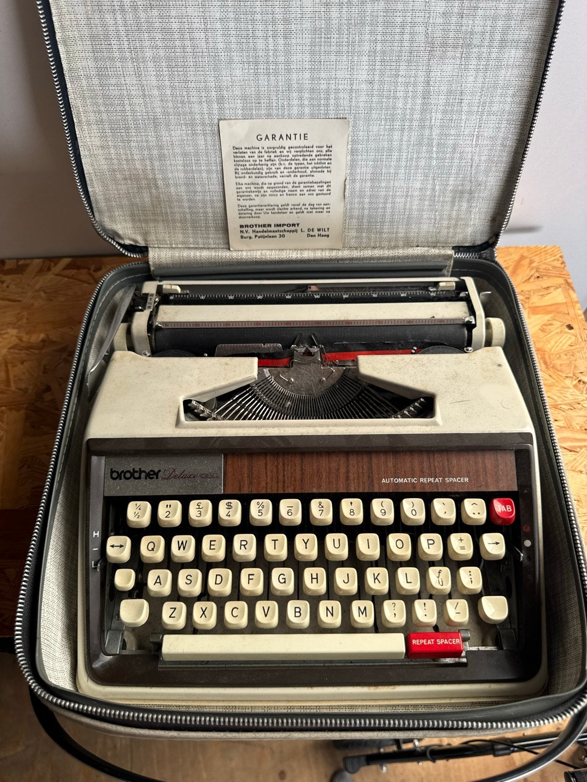 Typemachine brother deluxe 1350, Ophalen of Verzenden