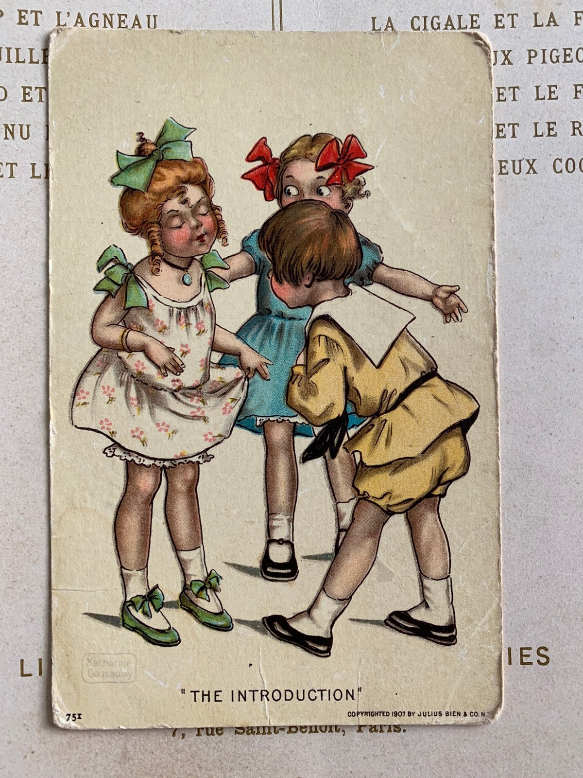 1908 The introduction (HE), Ophalen of Verzenden, Voor 1920, Gelopen, Kinderen