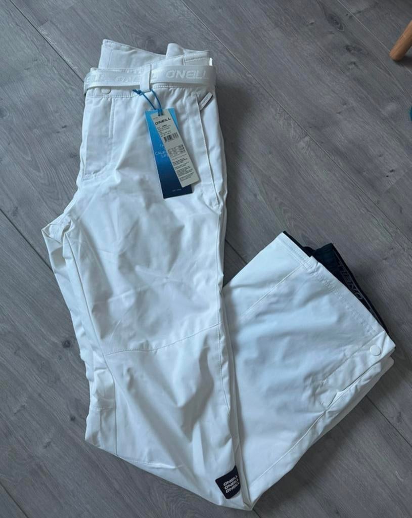Nieuwe O'Neill skibroek wit - 10K waterdicht, Kleding | Dames, Wintersportkleding, Ophalen of Verzenden, Nieuw, Maat 38/40 (M)