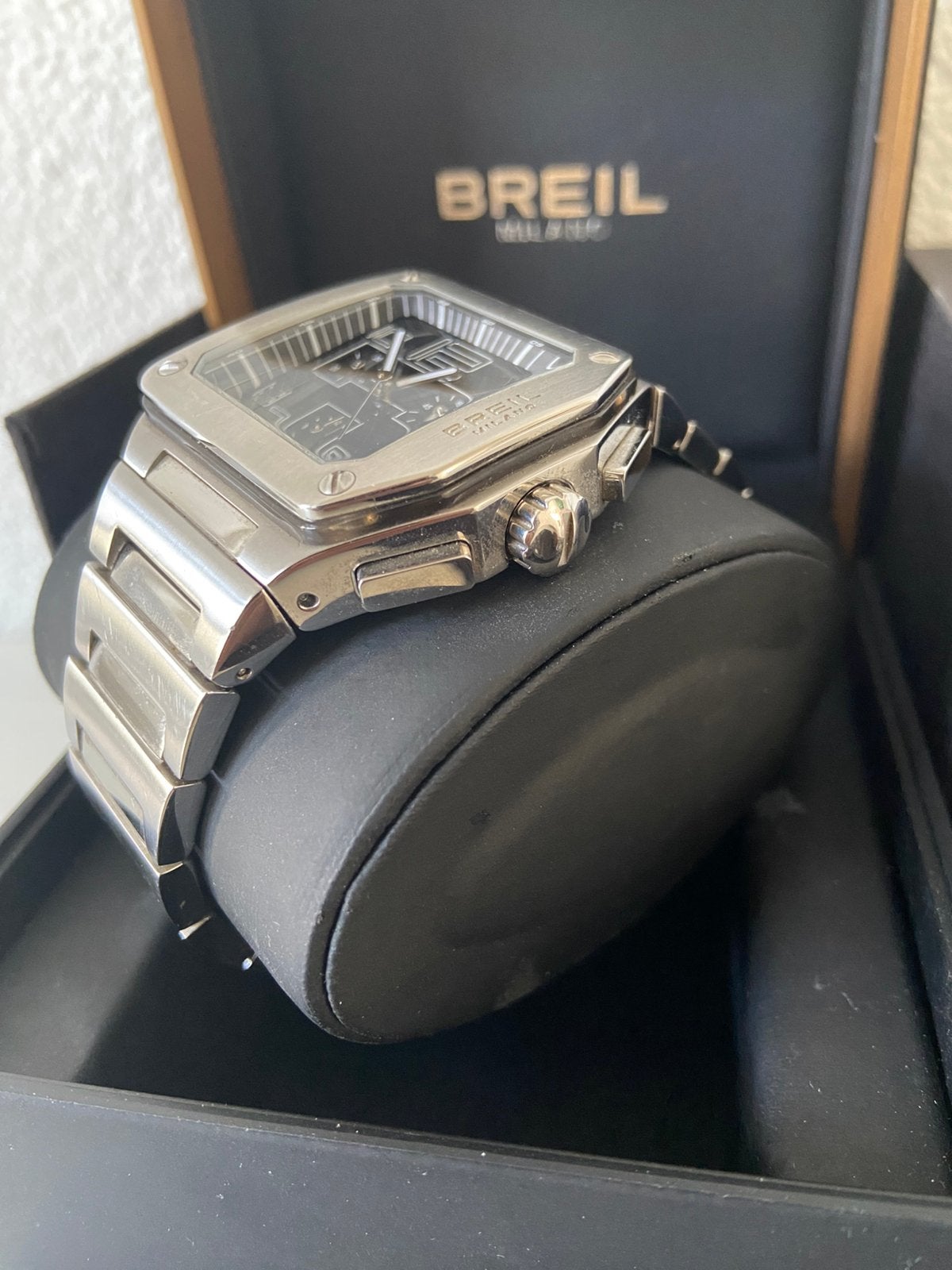 Breil Milano Swiss Made, Sieraden, Tassen en Uiterlijk, Horloges | Dames, Staal, Staal, Polshorloge, Ophalen of Verzenden