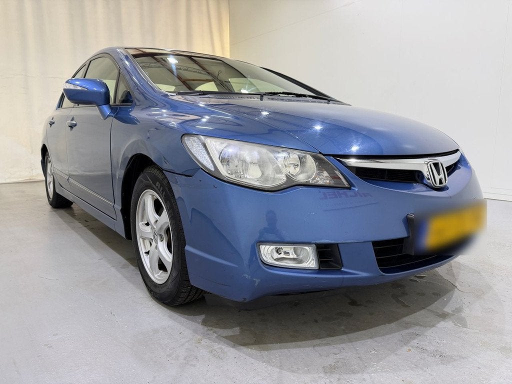 Honda Civic 1.3i Hybrid Elegance Clima Aut. (bj 2008), Honda, Blauw, Hybride Elektrisch/Benzine, Sedan