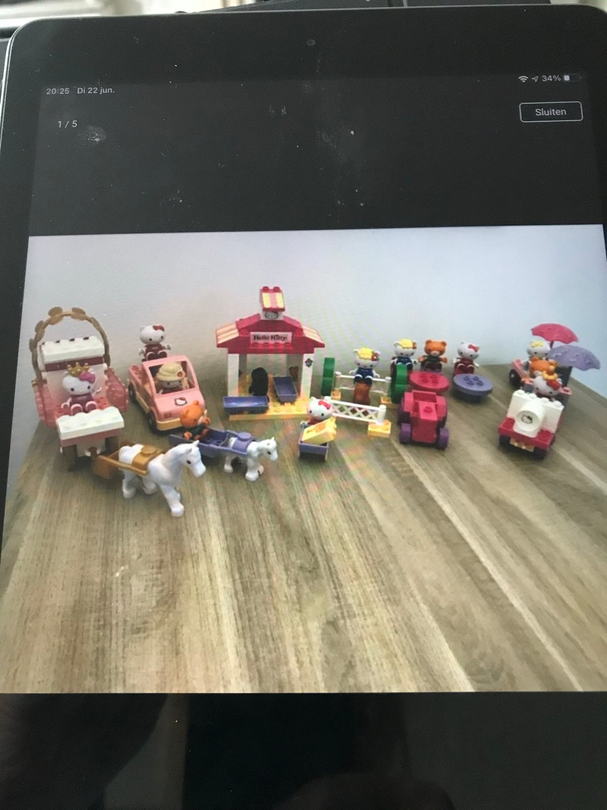 Hello Kitty Megabloks Speelset - Diverse Sets, Ophalen, Gebruikt, Megabloks