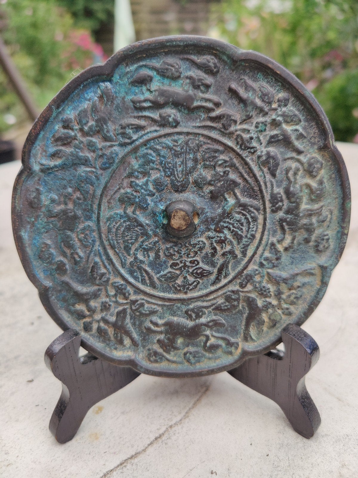 Bodemvonst Chinese ming dynastie spiegel, Ophalen of Verzenden