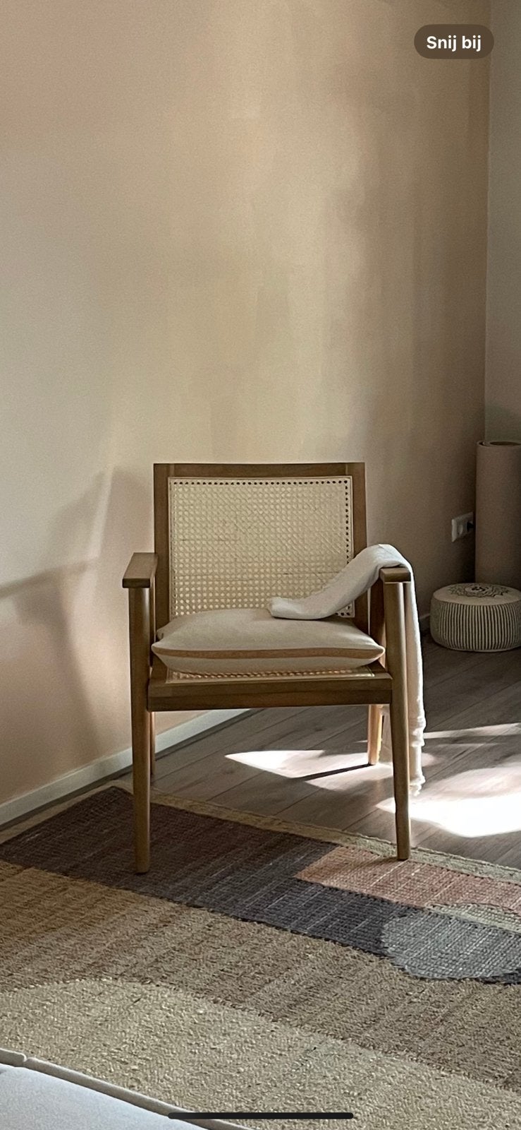 Stoel rotan lounge, Ophalen