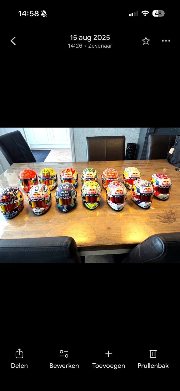 Helmen max verstappen, Verzamelen, Ophalen, Zo goed als nieuw, Formule 1
