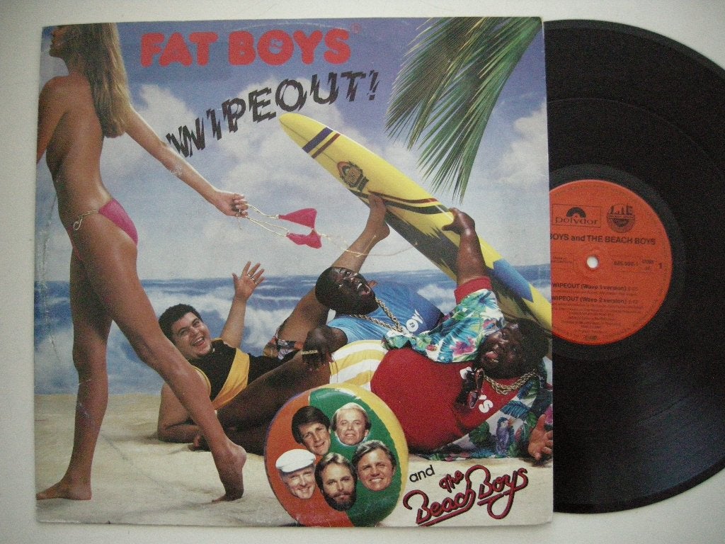 Fat Boys & The Beach Boys Wipeout - 12'' vinyl zgan, Ophalen, Zo goed als nieuw, 12 inch
