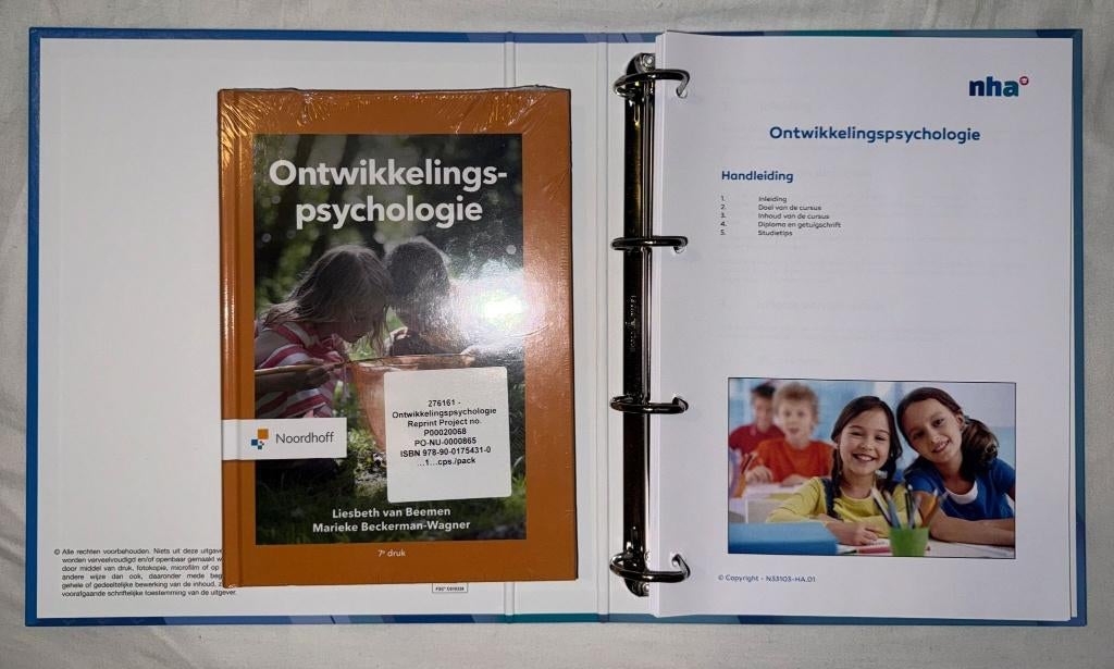 NHA Ontwikkelingspsychologie cursus + boek NIEUW, Ophalen of Verzenden, Alpha, Nieuw, HBO