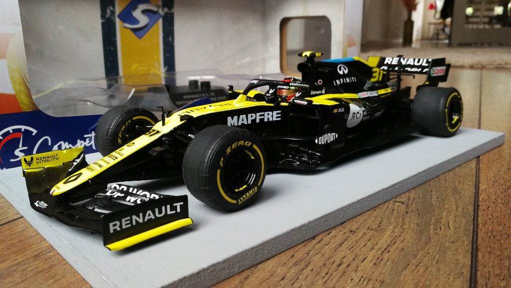 Renault R.S. 20 Esteban Ocon British GP F1 1/18, Ophalen of Verzenden, Zo goed als nieuw, Auto, Solido
