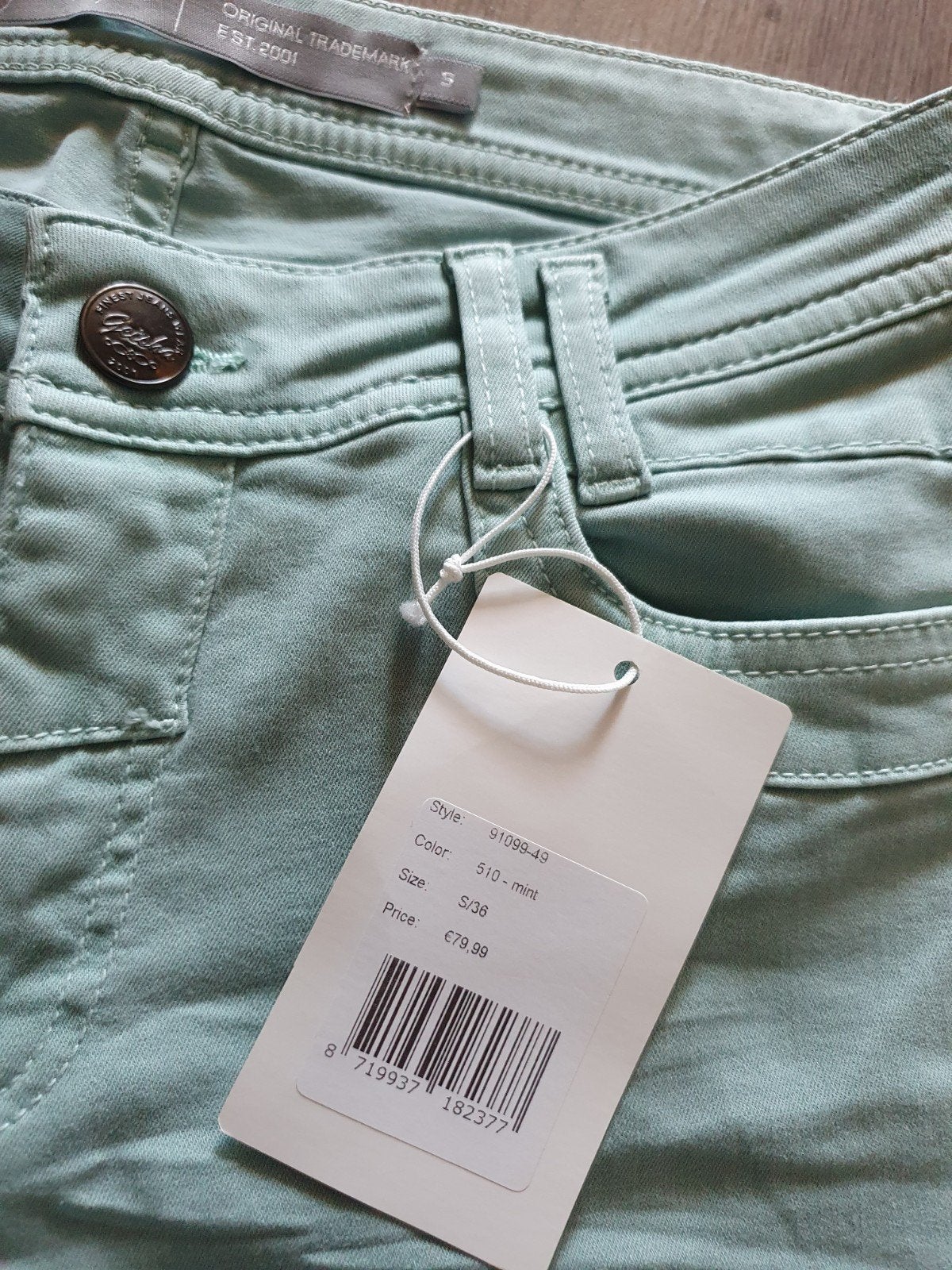 Nieuwe Geisha oud groene skinny fit broek, maat XS of 27, Kleding | Dames, Spijkerbroeken en Jeans, Overige kleuren, Geisha, Nieuw