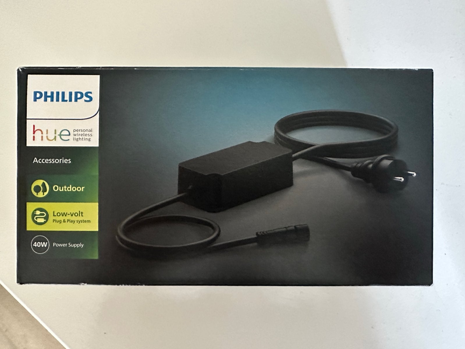 Philips Hue Outdoor Voeding 40W - Nieuw in doos, Kunststof, Minder dan 50 watt, Overige typen, Nieuw