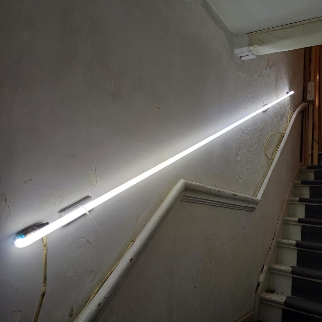 3 MTR NEONBUIS NEON VERLICHTING WIT, Ophalen, Zo goed als nieuw, Neonlamp