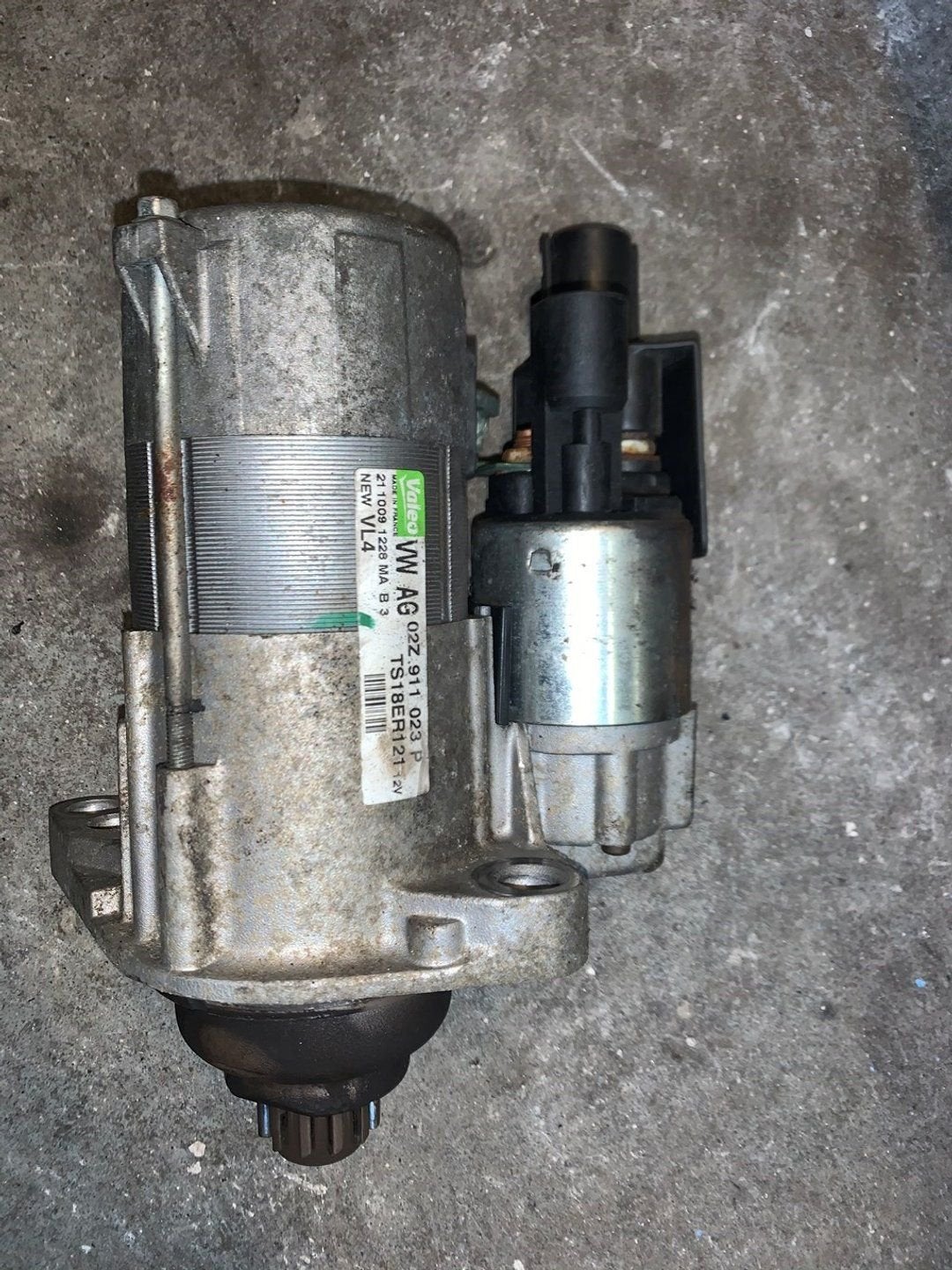 Volkswagen T5 GP startmotor 5bak 102pk, Auto-onderdelen, Motor en Toebehoren, Volkswagen, Gebruikt, Ophalen of Verzenden