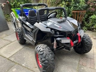 Twee-zits Jeep op accu, Gebruikt