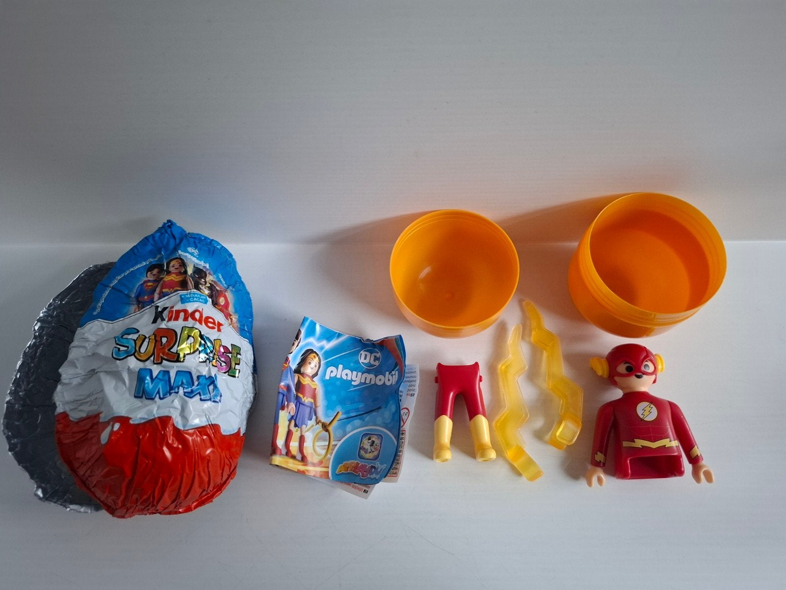 Playmobil Belgische Kinder Surprise Maxi DC Comics Flash, Ophalen, Nieuw, Hardplasticfiguren