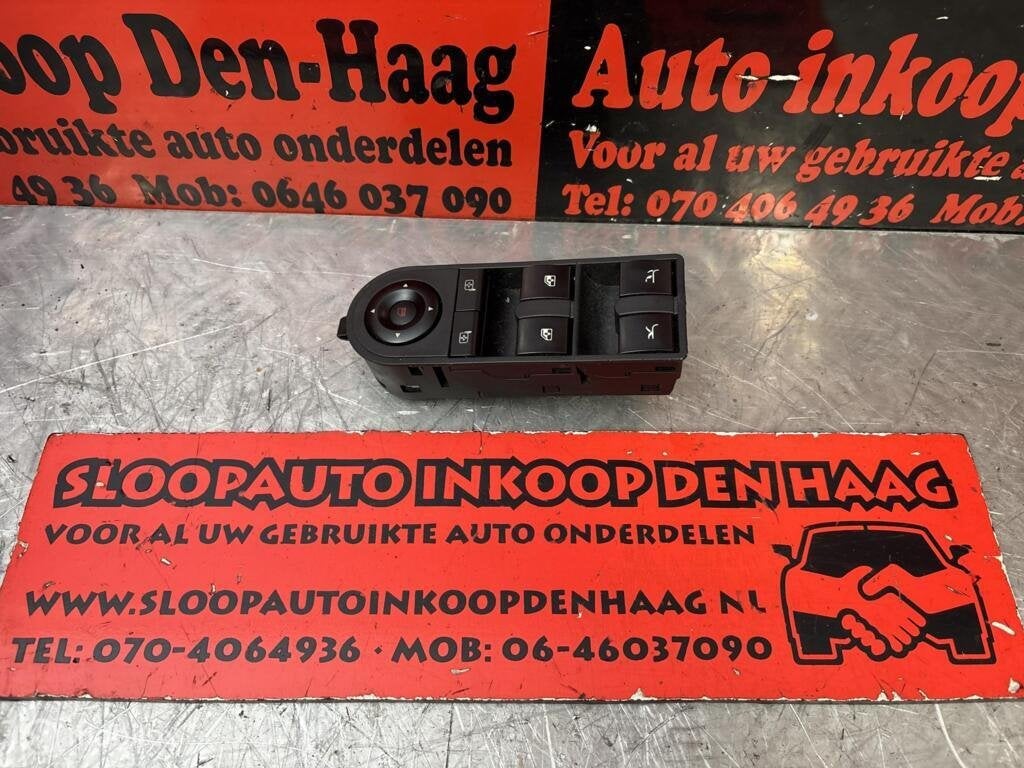 Opel Tigra TwinTop ('04-'10) Raamschakelaar Links | 93162636, Gebruikt, Opel, Ophalen of Verzenden, Opel