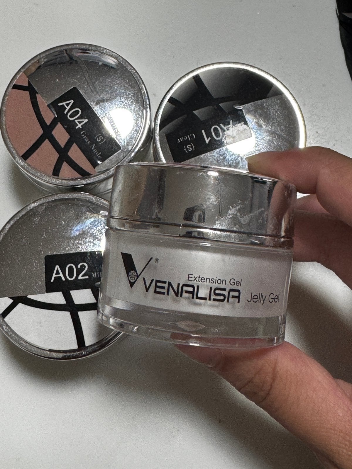 Venalisa TPO + HEMA free hardgel, Ophalen, Zo goed als nieuw, Wit, Handen en Nagels
