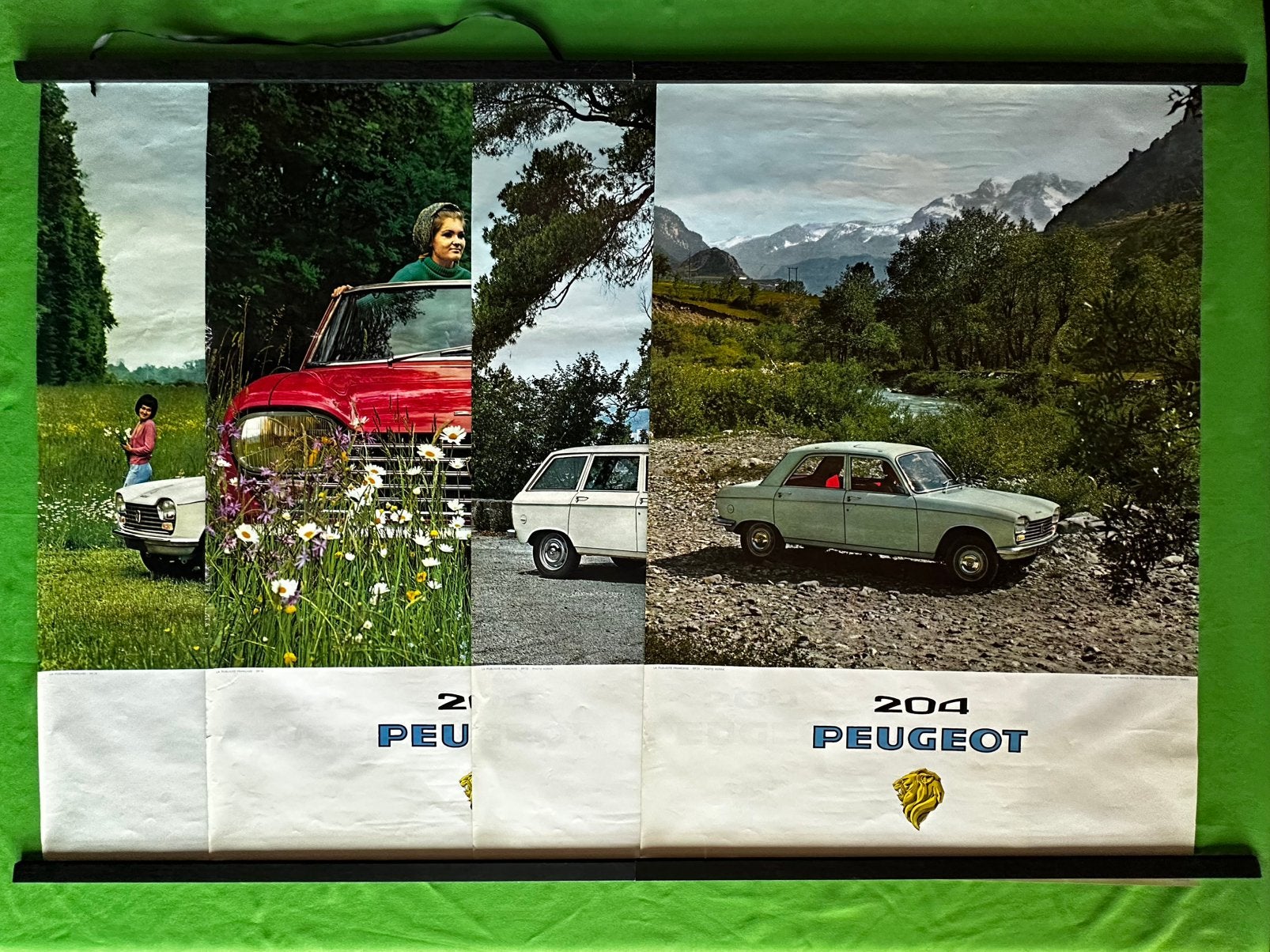 Peugeot dealerposters orig. oud coupé-carbrio-station-sedan, Verzamelen, Ophalen of Verzenden, Gebruikt, Overige typen