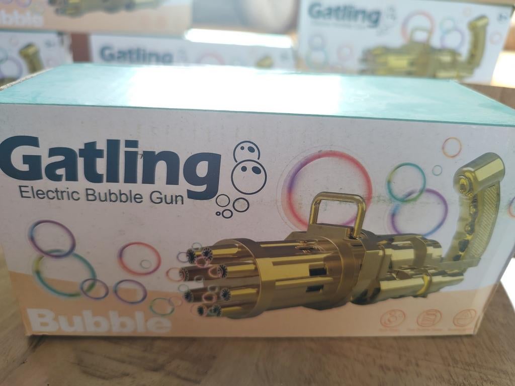 Bellenblaas geweer, electric bubble gun (eventueel 10 stuks), Ophalen of Verzenden, Nieuw