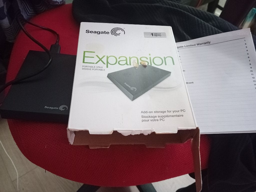 Seagate expansion usb 3.0 1 tb, Computers en Software, Harde schijven, Ophalen, Console, Zo goed als nieuw, USB