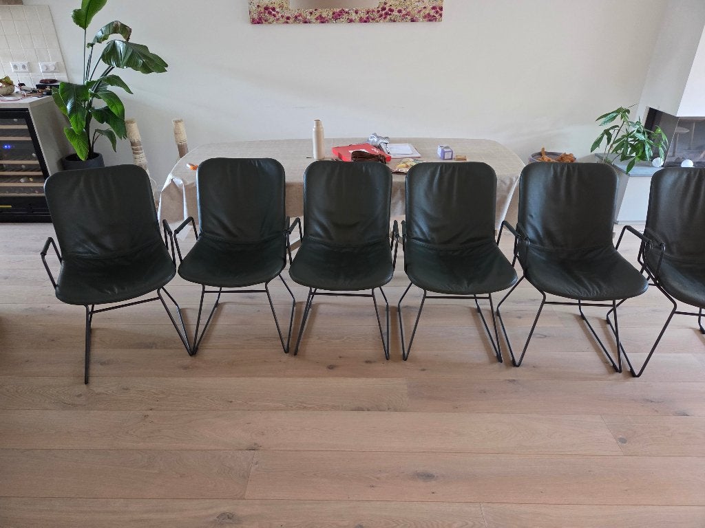 Bert Plantagie eetkamerstoelen 6x, Huis en Inrichting, Stoelen, Ophalen, Overige kleuren, Zo goed als nieuw, Vijf, Zes of meer stoelen