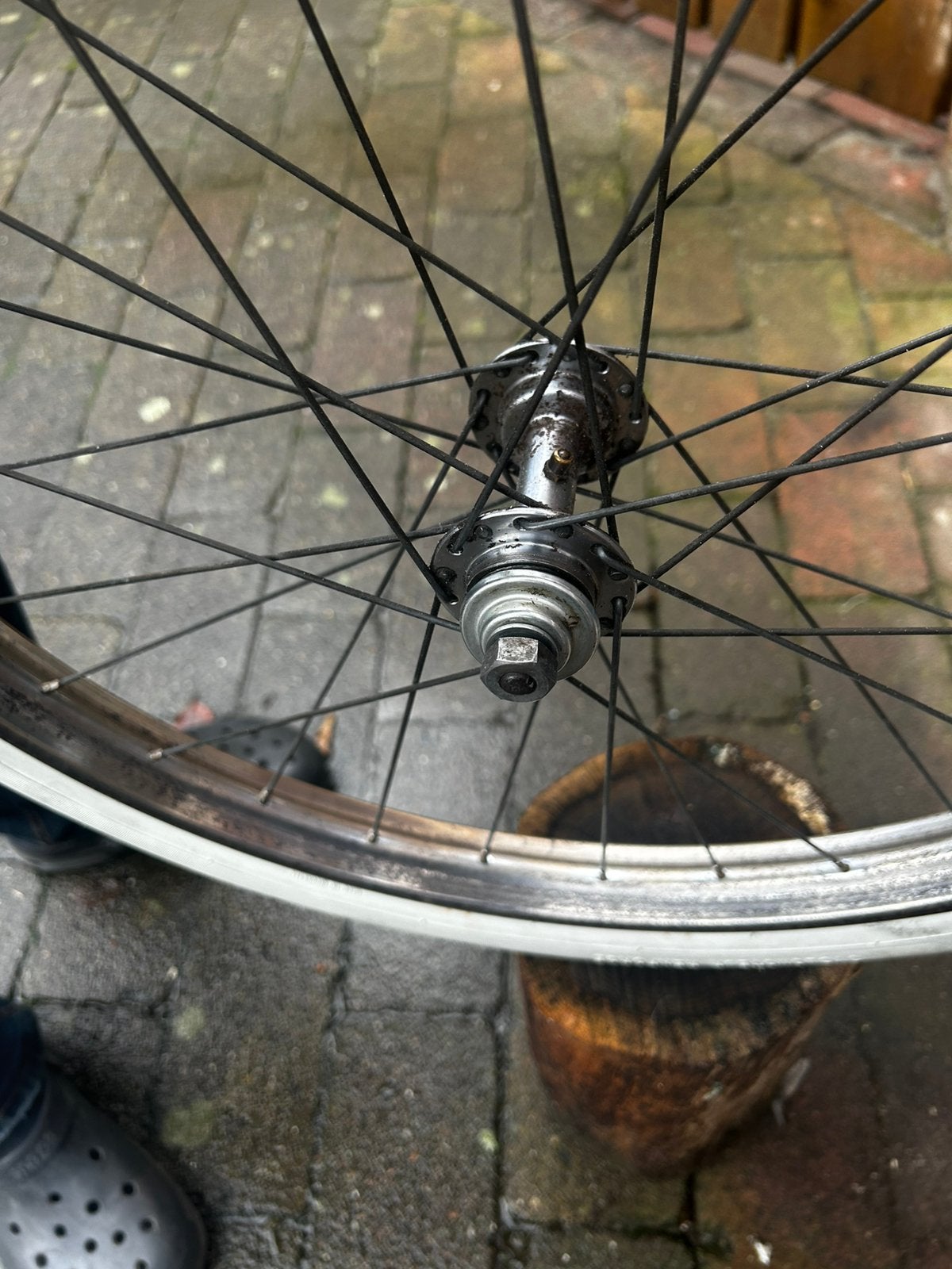 Solex wiel, Fietsen en Brommers, Ophalen, Zo goed als nieuw, Band