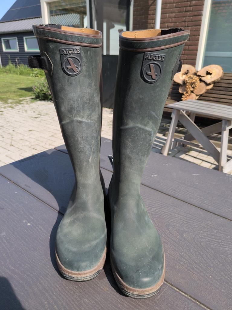 Aigle laarzen maat 43 - Groen, Verzenden, Gedragen, Regenlaarzen