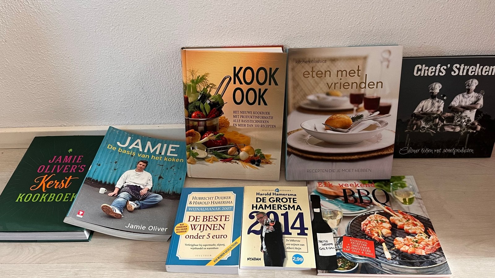 Diverse Kookboeken: Jamie Oliver, BBQ, Wijnen & Meer, Ophalen, Gelezen, Overige gebieden, Hoofdgerechten