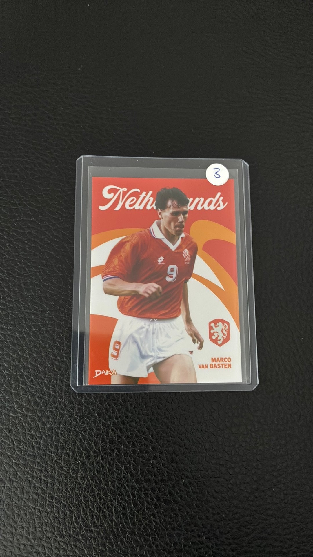 Daka card marco van basten, Ophalen of Verzenden, Zo goed als nieuw