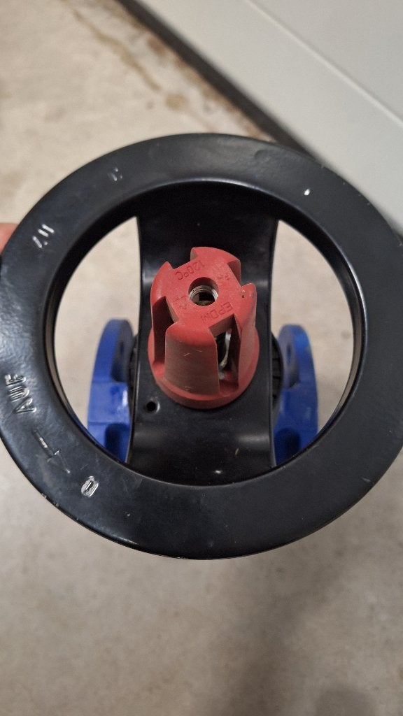 Euro Wedi Ari 99-25 9925 80mm vlinderklep afsluiter, Tuin en Terras, Ophalen, ., Zo goed als nieuw, .